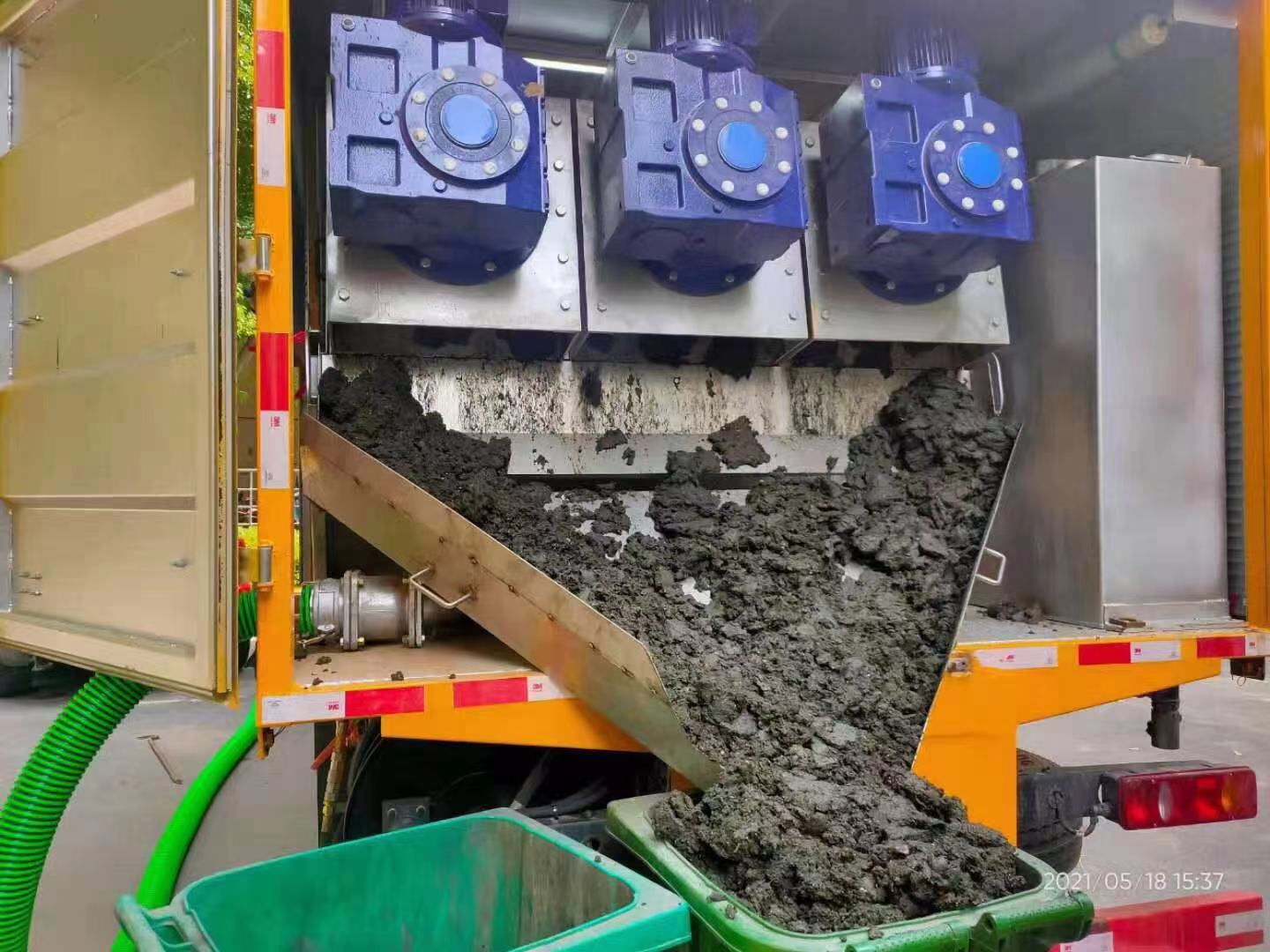 陆河化粪池清掏城市维护站-泥浆净化干湿分离处理